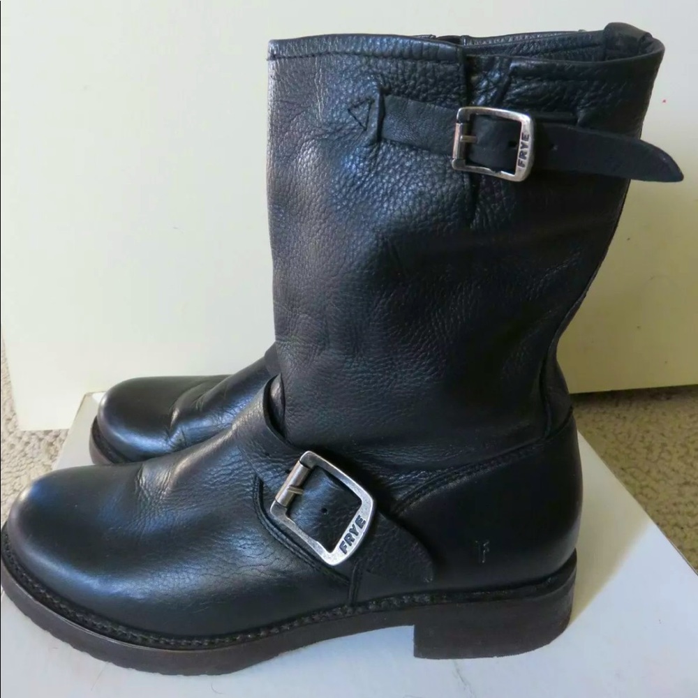 Frye Natalie mid- Calf engineer boots! Size 6.5